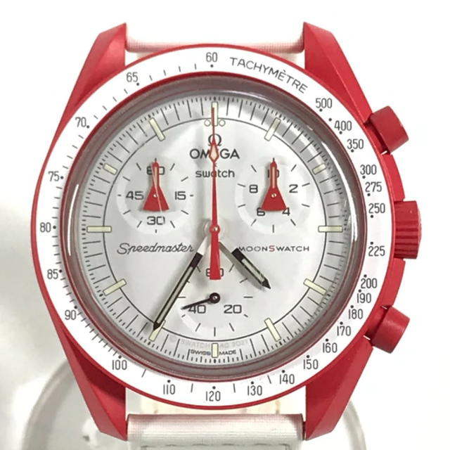Swatch Swatch SO33R100 OMEGA collaboration Moon Swatch MISSION TO MARS Mars Wristwatch - view 2