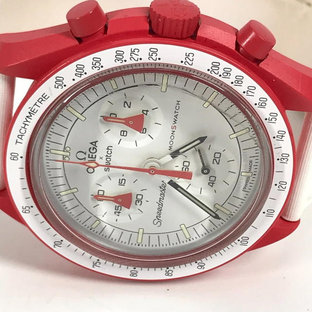 Swatch Swatch SO33R100 OMEGA collaboration Moon Swatch MISSION TO MARS Mars Wristwatch - view 3