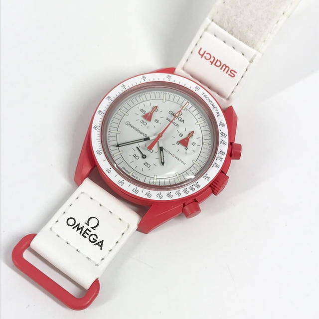 Swatch Swatch SO33R100 OMEGA collaboration Moon Swatch MISSION TO MARS Mars Wristwatch - view 5