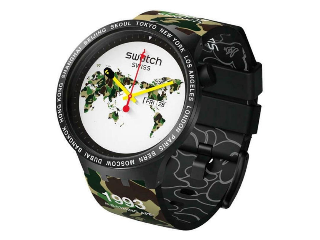 Bape Swatch x Bape Big Bold The World Edition