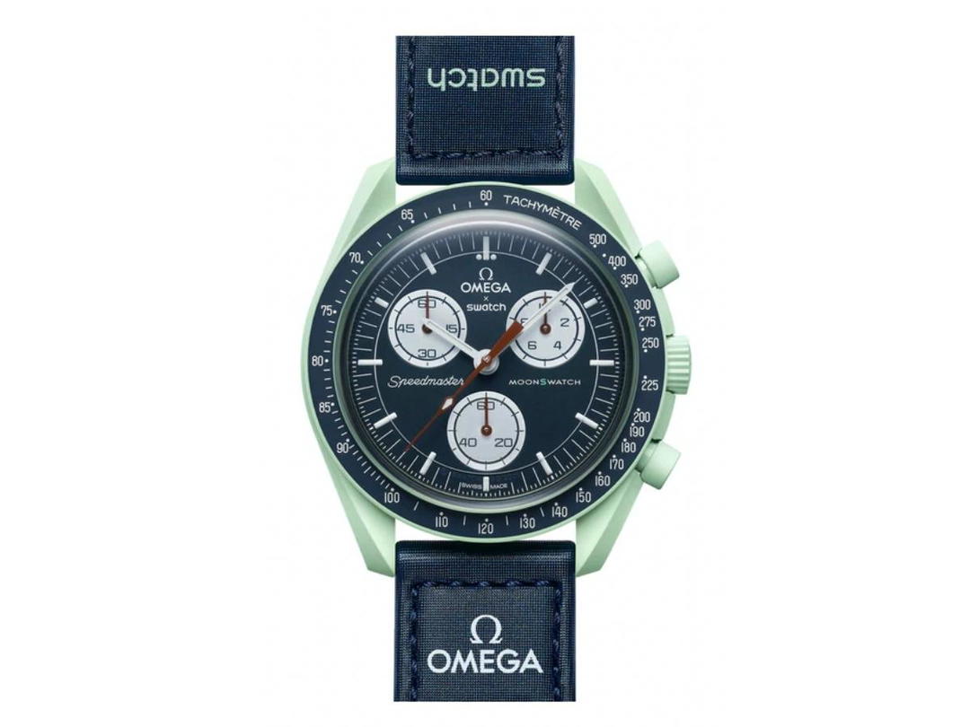 Swatch Swatch x Omega Bioceramic Moonswatch Mission to Earth SO33G100