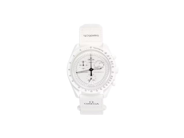 Swatch Swatch x Omega Bioceramic Moonswatch Mission To Moonphase Snoopy White - view 1