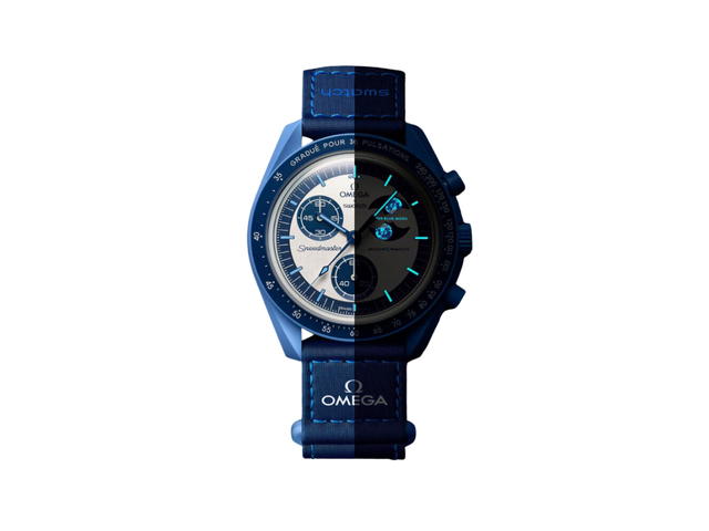 Swatch Swatch x Omega Bioceramic Moonswatch Mission to The Super Blue Moonphase - view 2