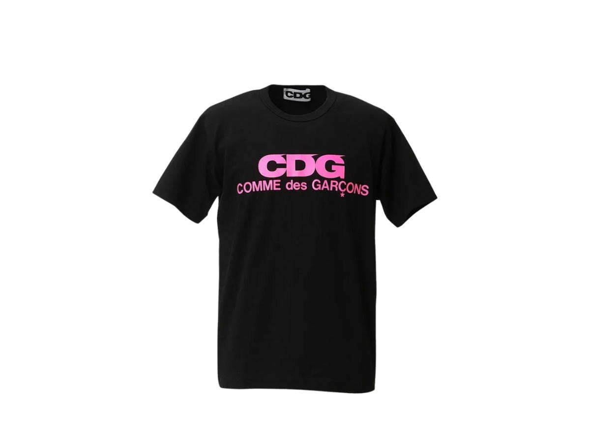 Comme des Garcons Comme des Garcons CDG Pink Logo Black