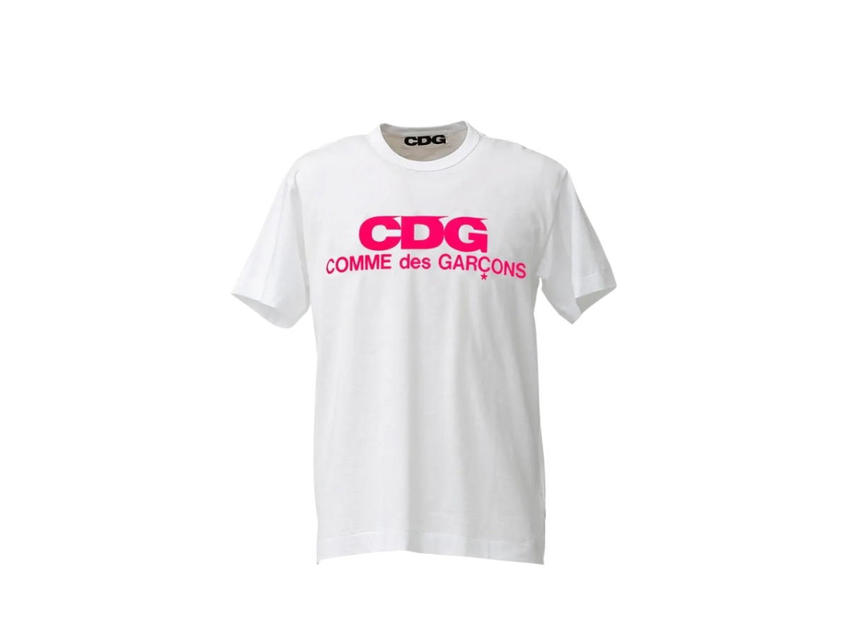 Comme des Garcons Comme des Garcons CDG Pink Logo White