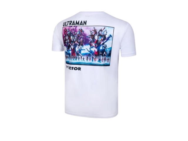 Victor Victor x Ultraman Badminton T-Shirt White - view 1