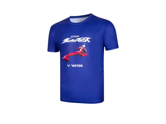 Victor Victor x Ultraman Badminton T-Shirt Navy Blue - view 1
