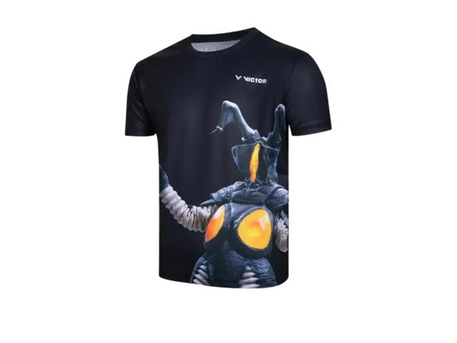 Victor Victor x Ultraman Badminton T-Shirt Black - view 1
