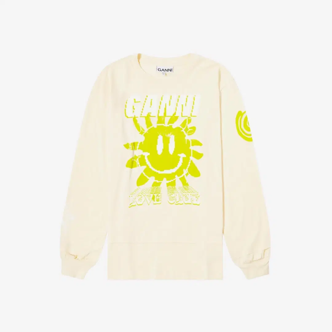 Ganni (W) Ganni Love Club Long Sleeve T-Shirt Rutabaga