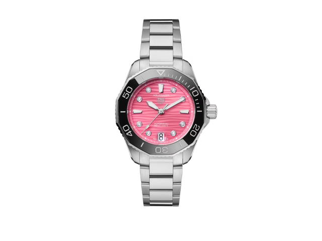 Tag Heuer Tag Heuer Aquaracer Professional 300 Date With Steel & Ceramic 36 MM Pink - view 1
