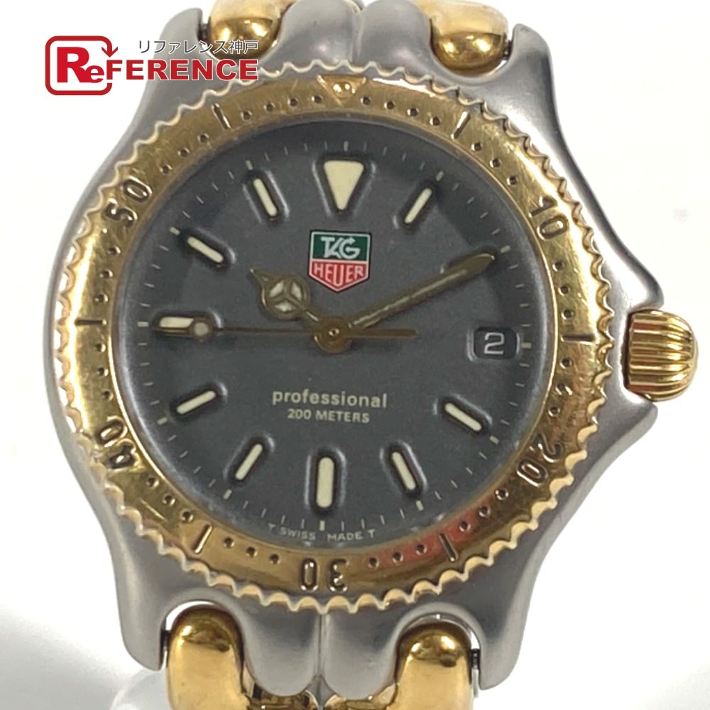 Tag Heuer TAG HEUER S95.213K Cell Professional 200 Watch Men's Logo Combination Wristwatch