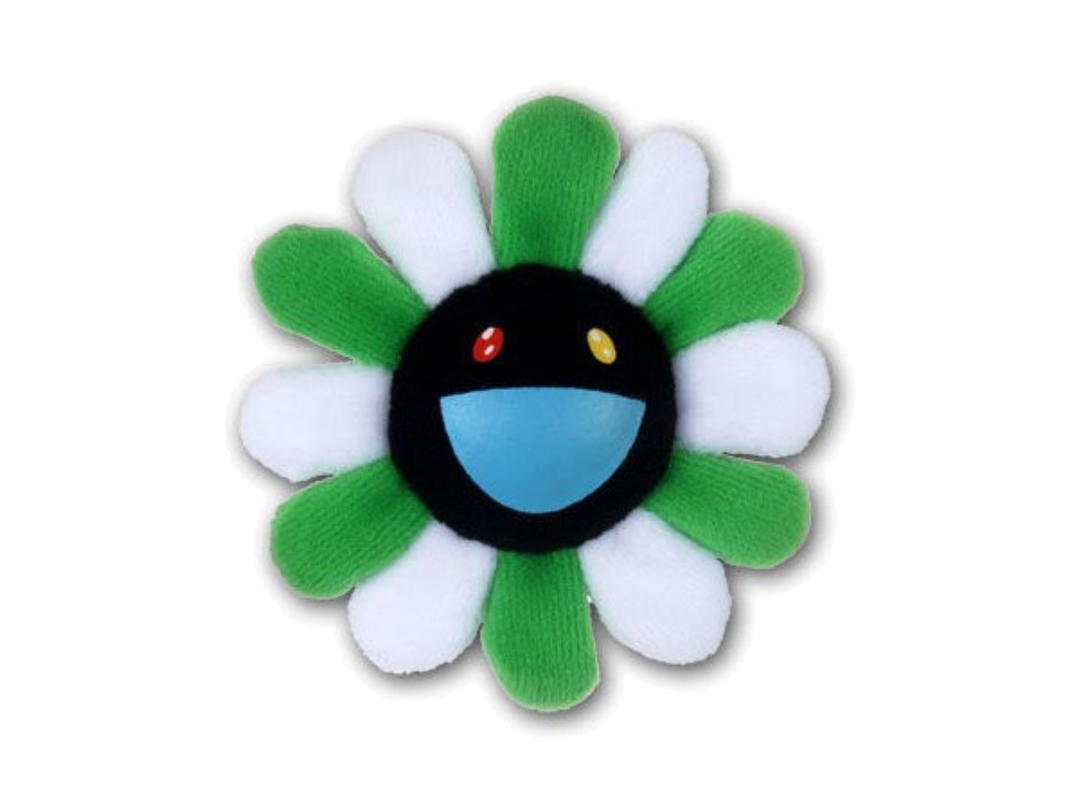 Takashi Murakami Takashi Murakami Flower Plush Pin Green White