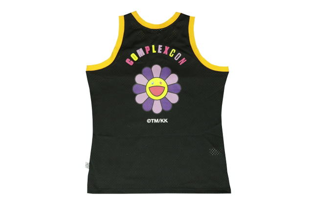 Takashi Murakami Takashi Murakami ComplexCon x LA Lakers M&N Basketball Jersey Black - view 2