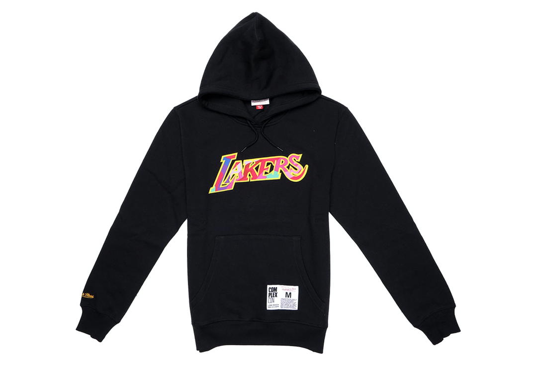 Takashi Murakami Takashi Murakami ComplexCon x LA Lakers M&N Mutated Flower Hoodie Black