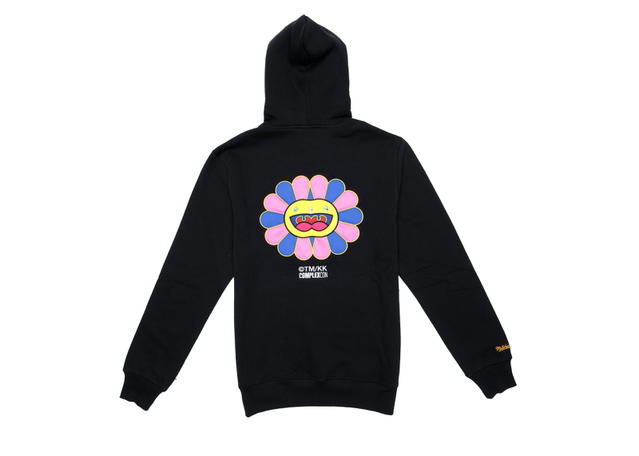 Takashi Murakami Takashi Murakami ComplexCon x LA Lakers M&N Mutated Flower Hoodie Black - view 2