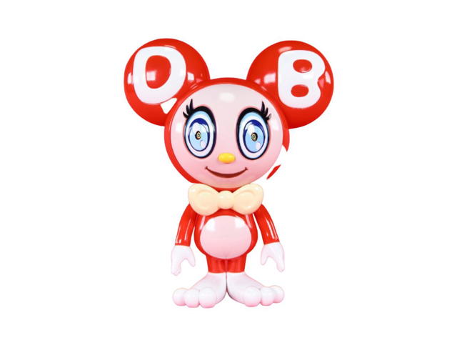 Takashi Murakami Takashi Murakami DOB-kun Soft Vinyl Red 2022 - view 1