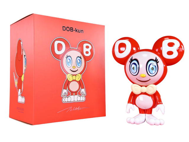 Takashi Murakami Takashi Murakami DOB-kun Soft Vinyl Red 2022 - view 2