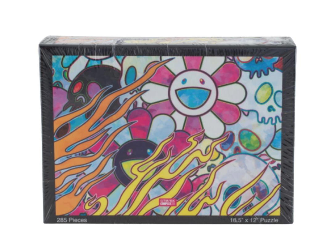 Takashi Murakami Takashi Murakami Flaming Flowers & Skulls Puzzle