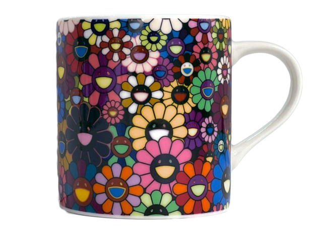 Takashi Murakami Takashi Murakami Flower All Over Mug Black Multi - view 1