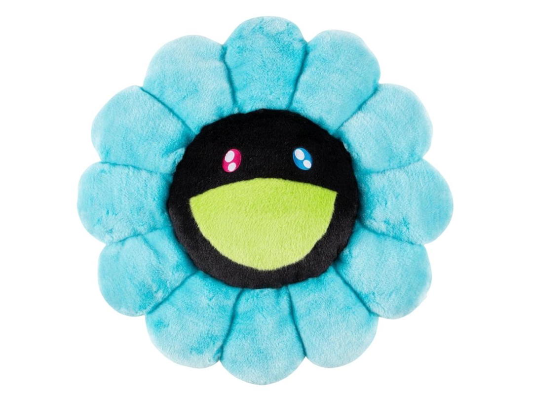 Takashi Murakami Takashi Murakami Pillow Flower Cushion 2m Blue & Black