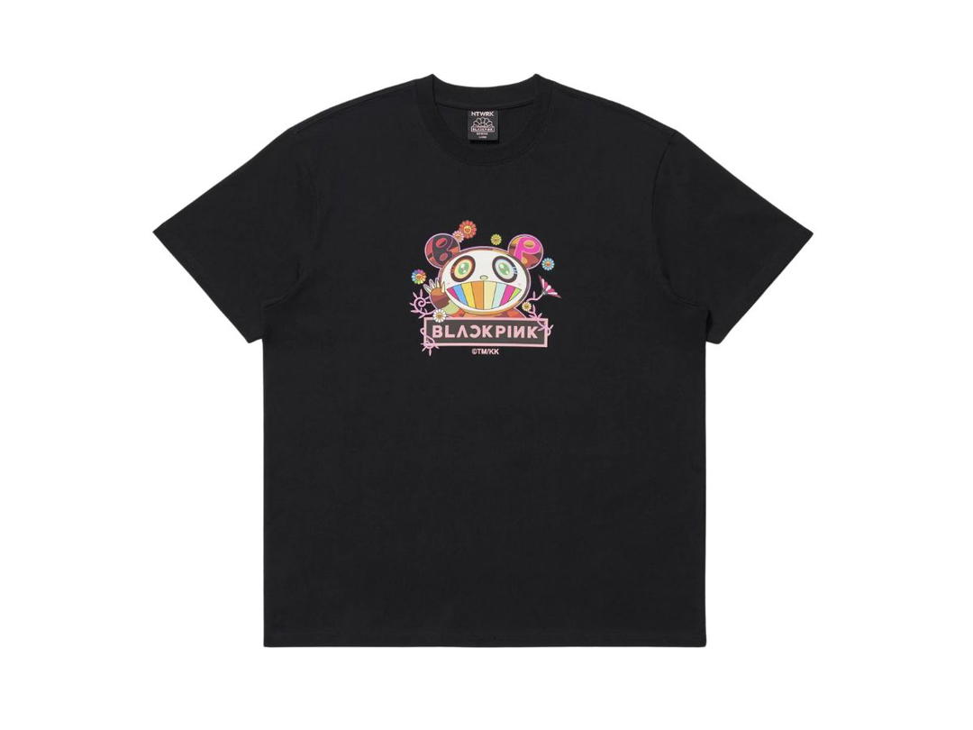 Takashi Murakami Takashi Murakami X BLACKPINK Pandakashi Logo T-Shirt Black
