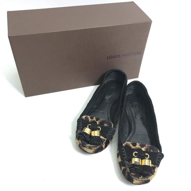 Louis Vuitton 型番不明 Tassel fringe Leopard leopard print leopard Flat shoes Shoespumps - view 3
