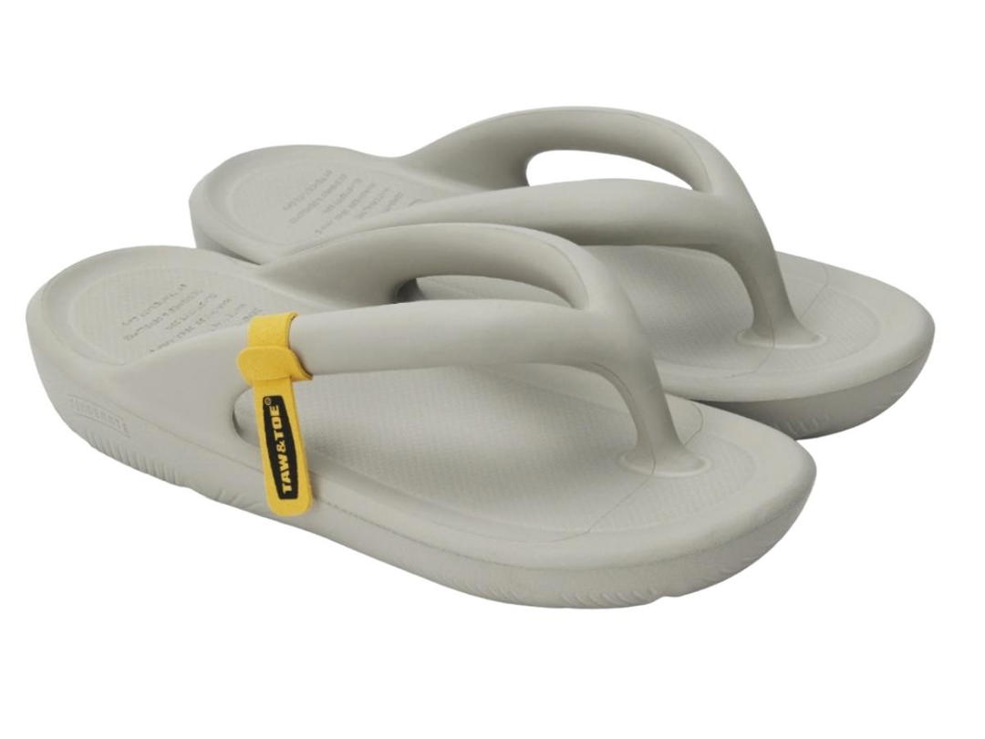 Taw&Toe Taw&Toe Flip Flop ZEROVITY BIO_Stone Gray