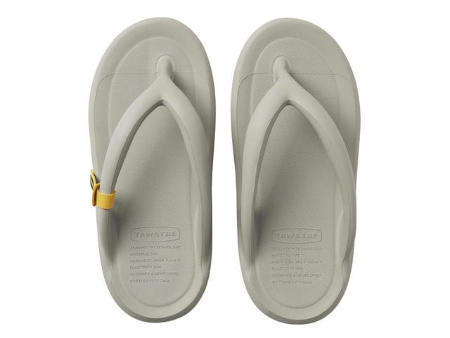 Taw&Toe Taw&Toe Flip Flop ZEROVITY BIO_Stone Gray - view 3