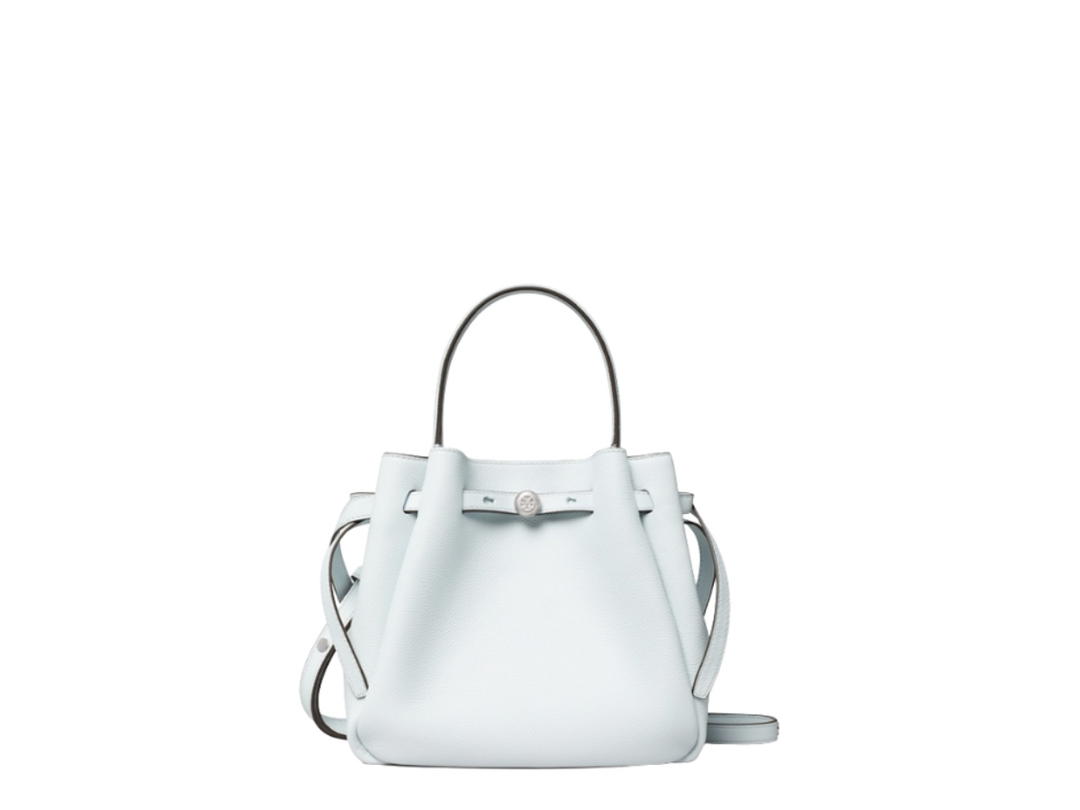 Tory Burch Tory Burch Romy Bucket Bag Light Blue