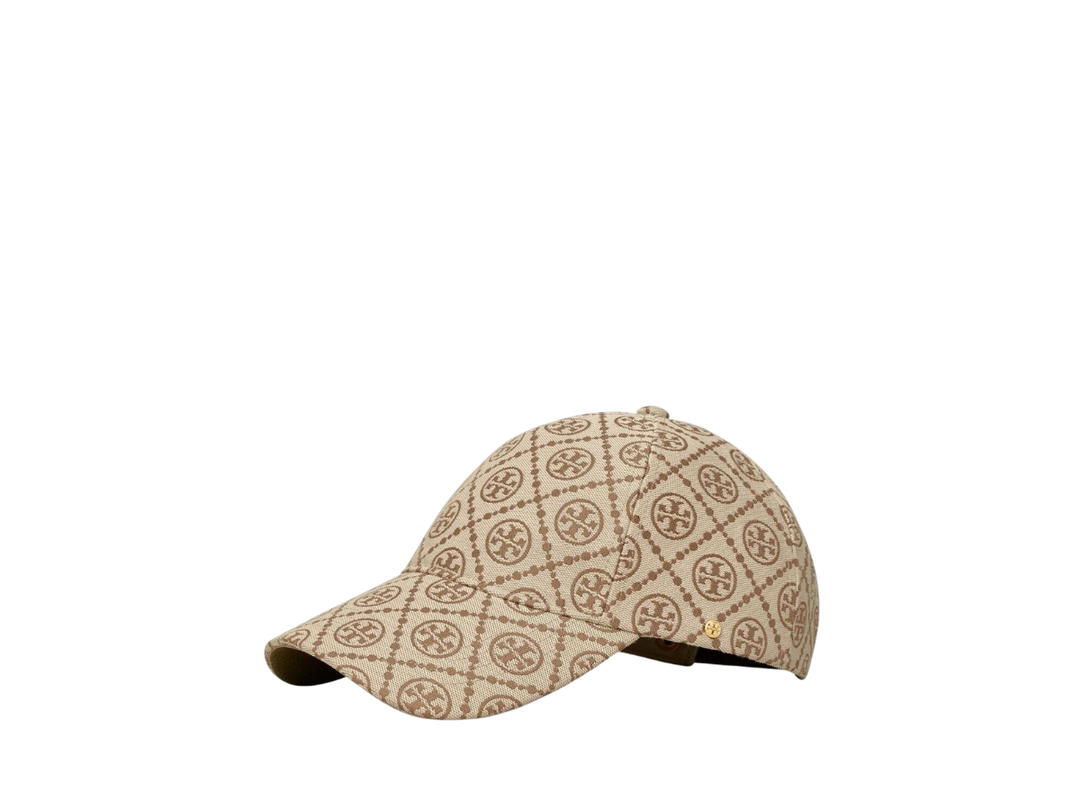 Tory Burch Tory Burch T Monogram Baseball Cap Hazel