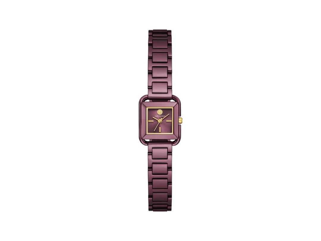 Tory Burch Tory Burch Mini Kira Square Watch Purple