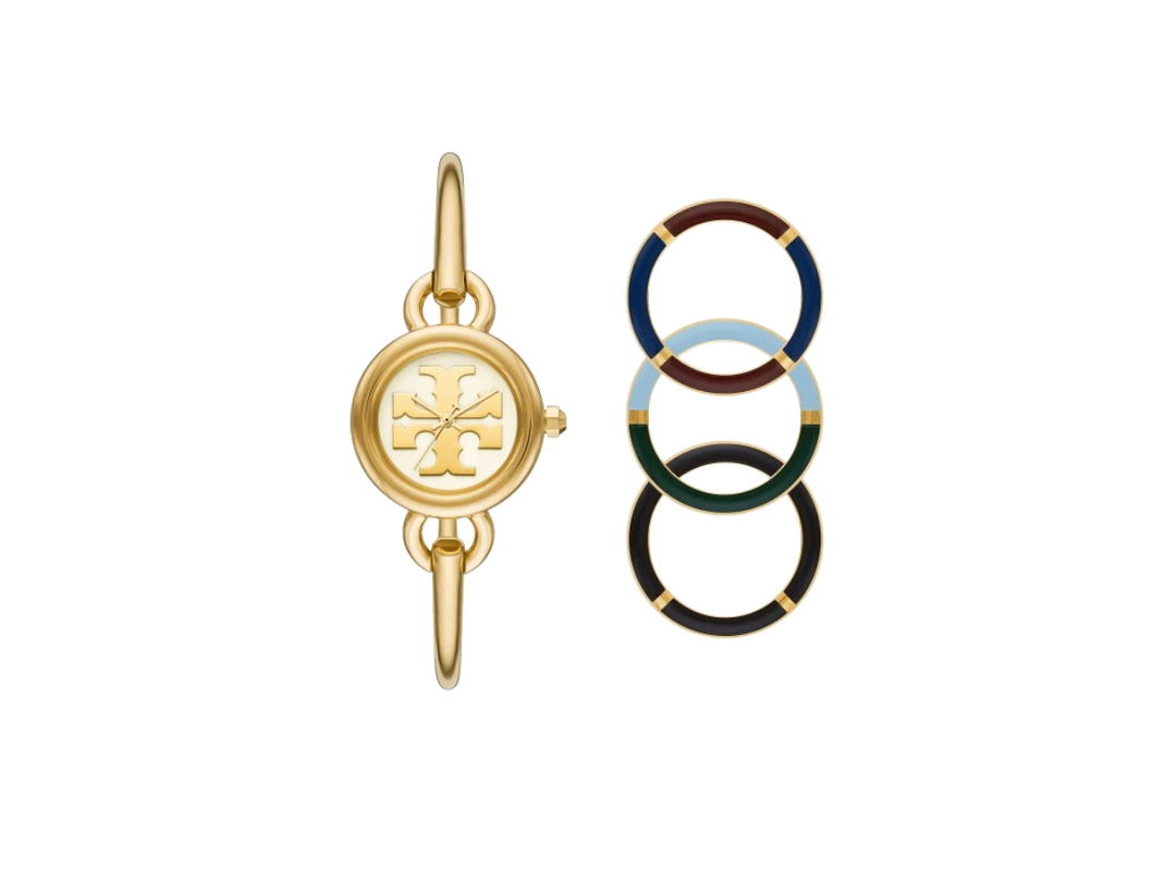 Tory Burch Tory Burch The Miller Gold Buckle Bracelet Rose Gold