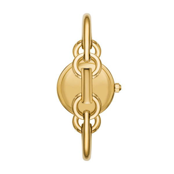 Tory Burch Tory Burch The Miller Gold Buckle Bracelet Rose Gold - view 3