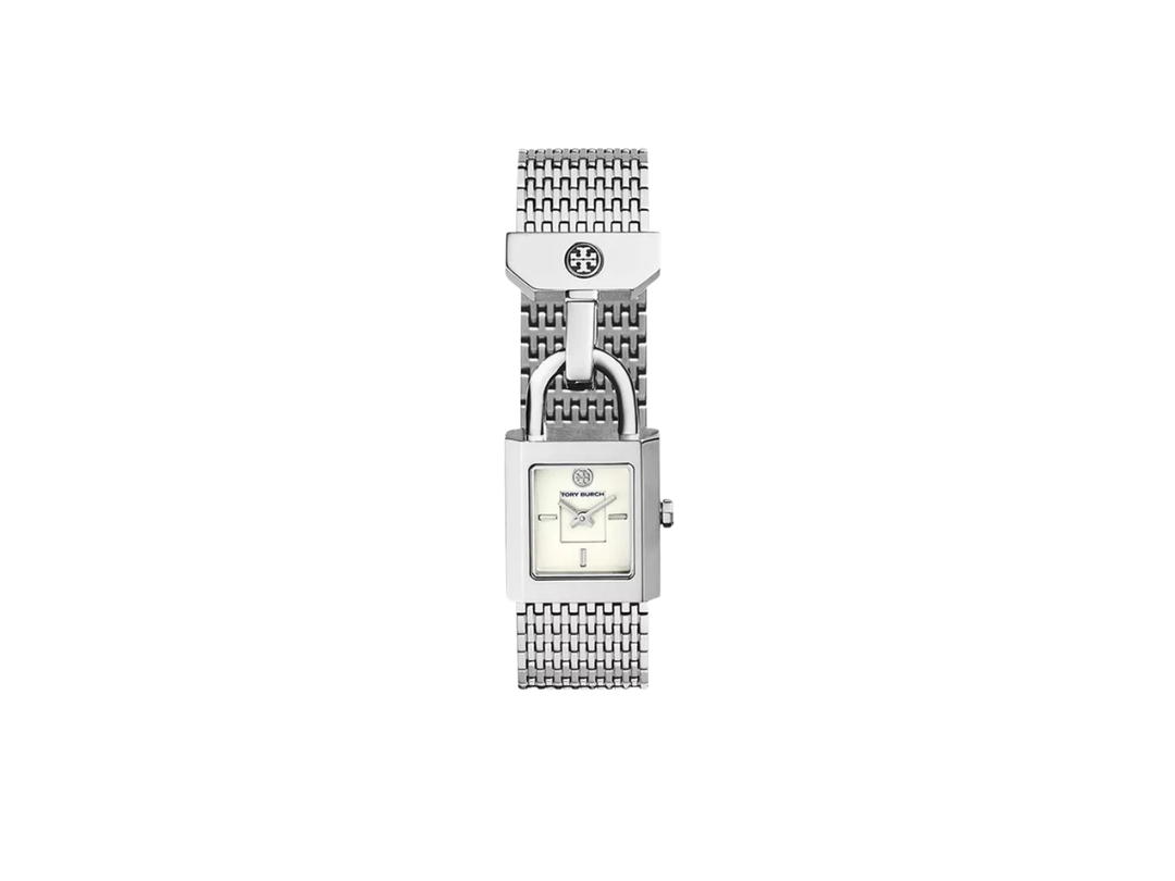 Tory Burch Tory Burch Surrey Silver Tone Stainless Steel Watch