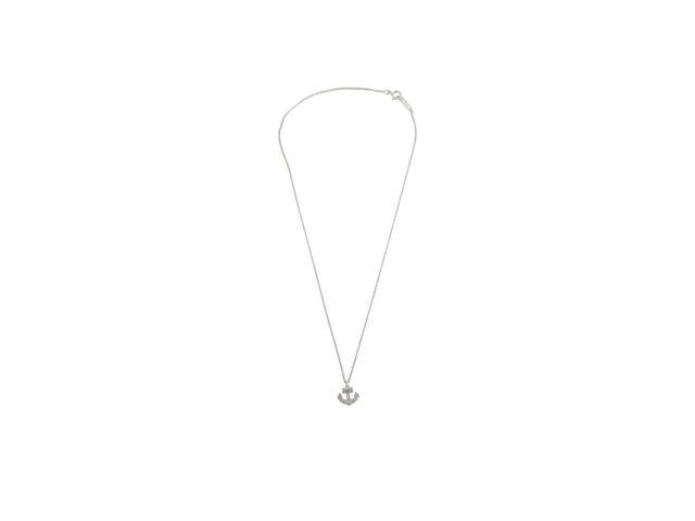 Tiffany & Co. Tiffany & Co. Diamond Mini Anchor Pendant Necklace Silver - view 2
