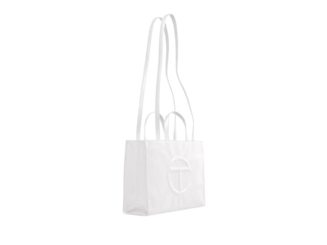 Telfar Telfar Medium Shopping Bag In Faux Leather White - view 2