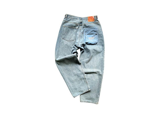 Temporary Universe Temporary Universe Wide Relaxed The New Jeans Denim Blue - view 2