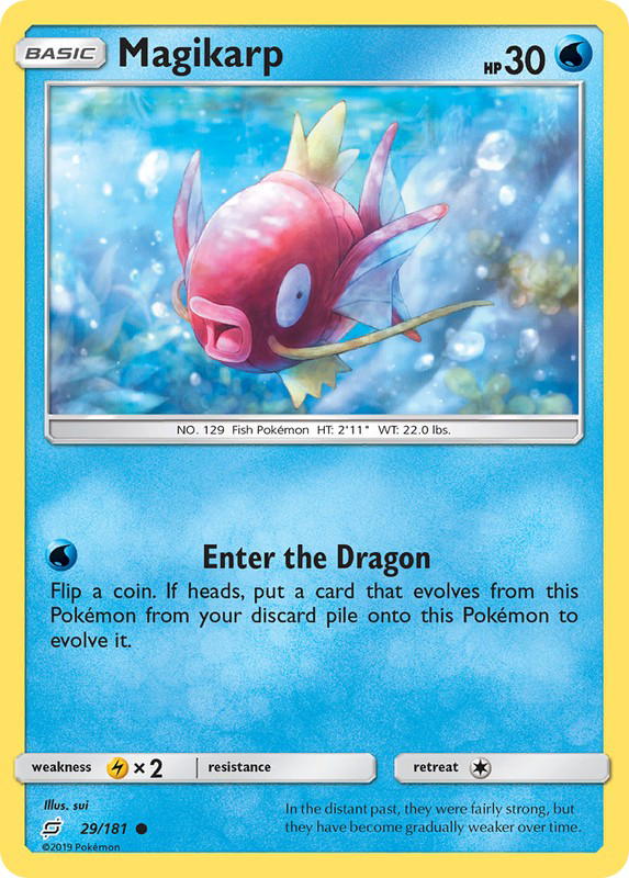 Pokemon Pokemon Magikarp C [TEU 29/181] Sun & Moon "Team Up" (EN)