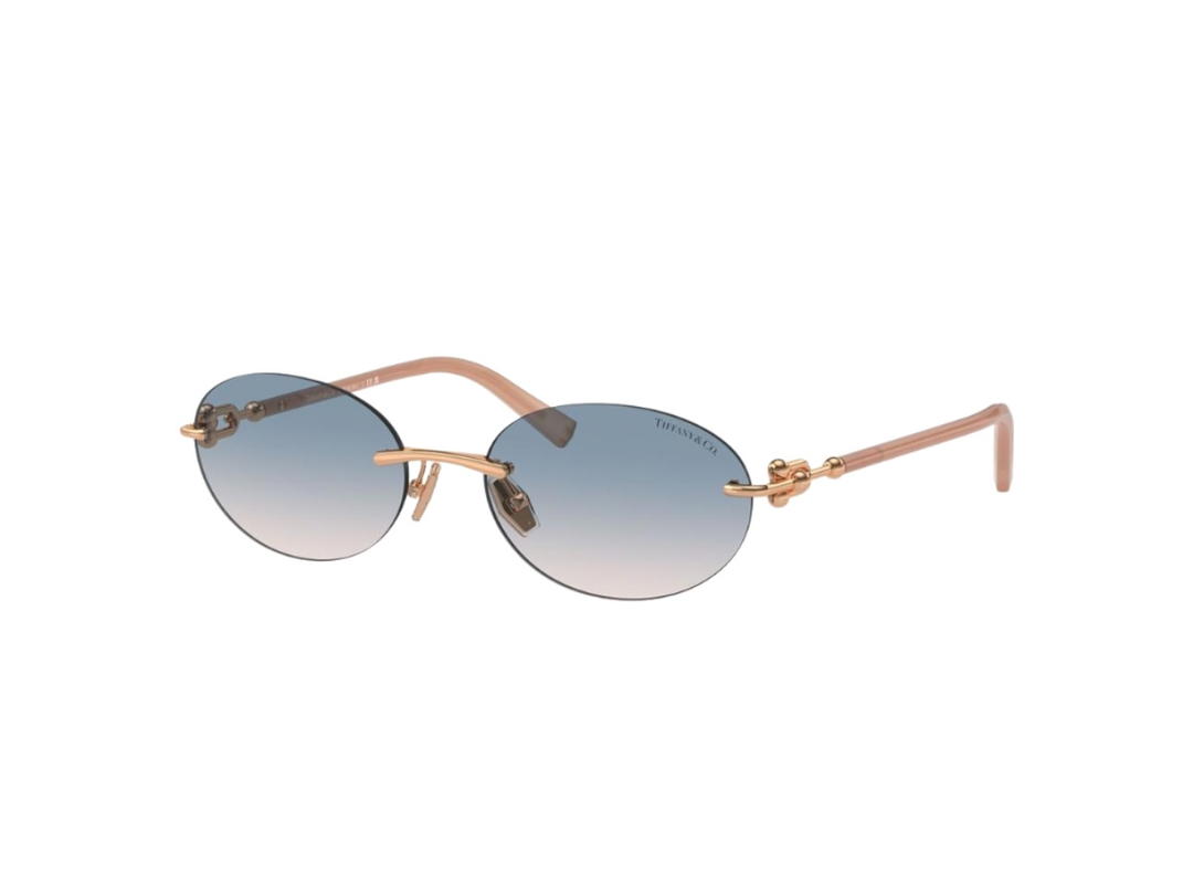 Tiffany & Co. Tiffany & Co. TF3104D Sunglasses Rose Gold Light Brown Gradient Blue