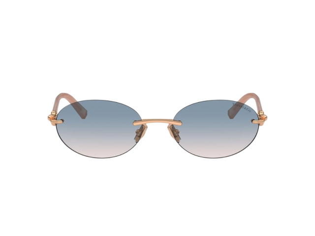 Tiffany & Co. Tiffany & Co. TF3104D Sunglasses Rose Gold Light Brown Gradient Blue - view 2