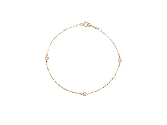 Tiffany & Co. Tiffany & Co. 3 Diamond By The Yard Bracelet Gold - view 1