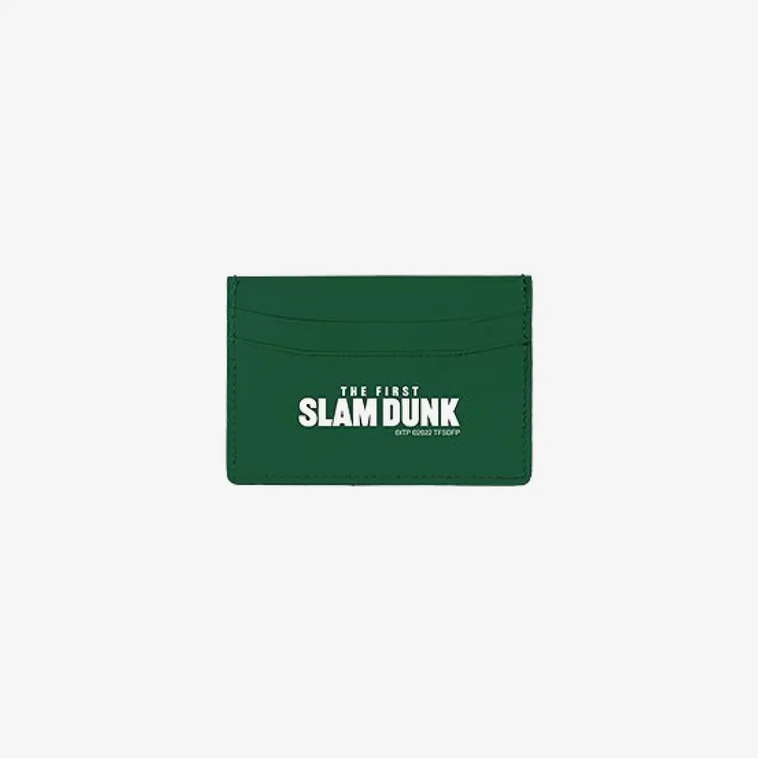 Toys & Goods The First Slam Dunk x Smith Leather Card Pocket Logo Green