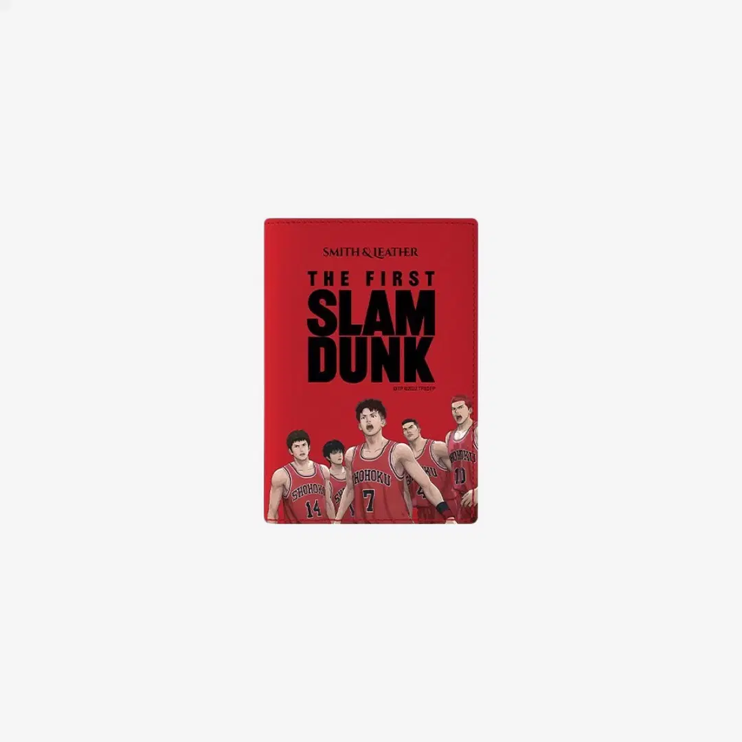 Toys & Goods The First Slam Dunk x Smith Leather Passport Wallet Red