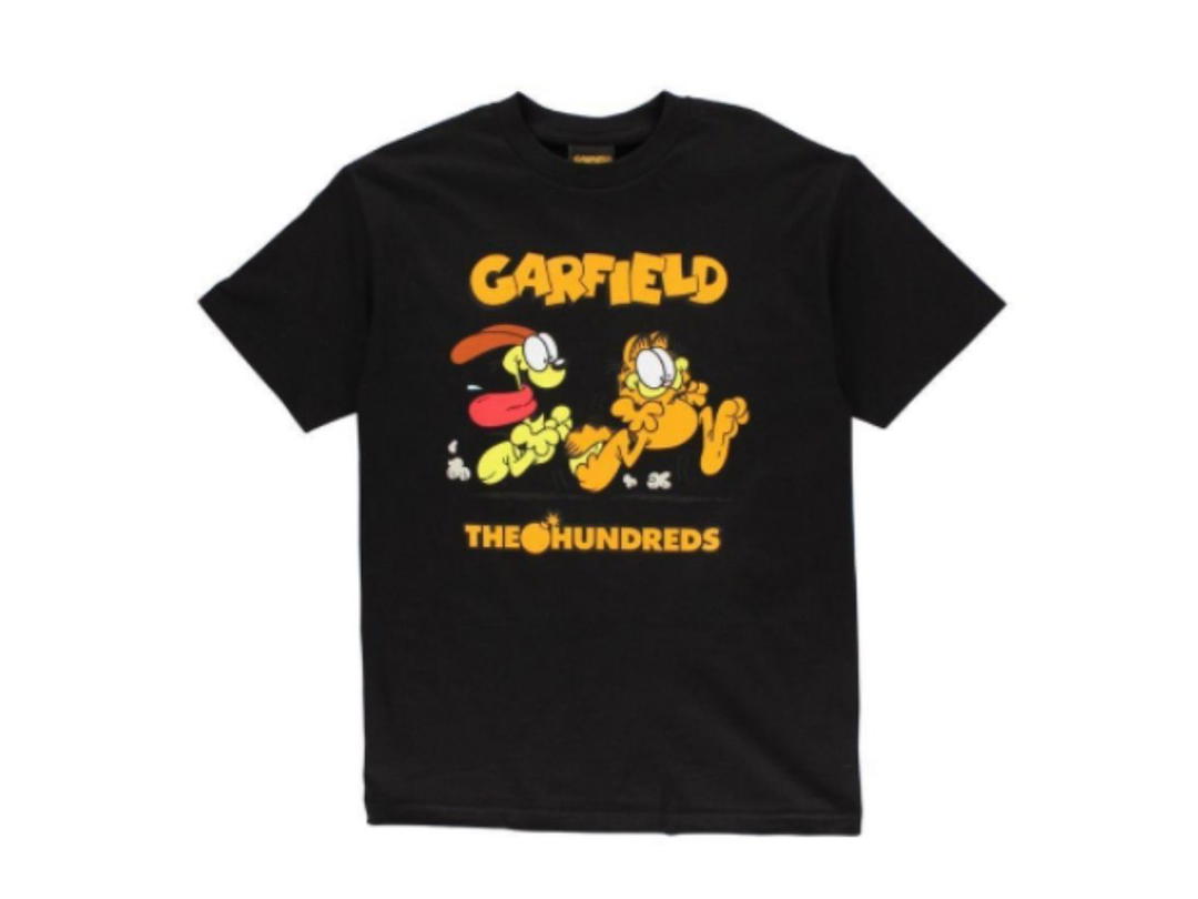 The Hundreds THE HUNDREDS Garfield Chase T-Shirt Black