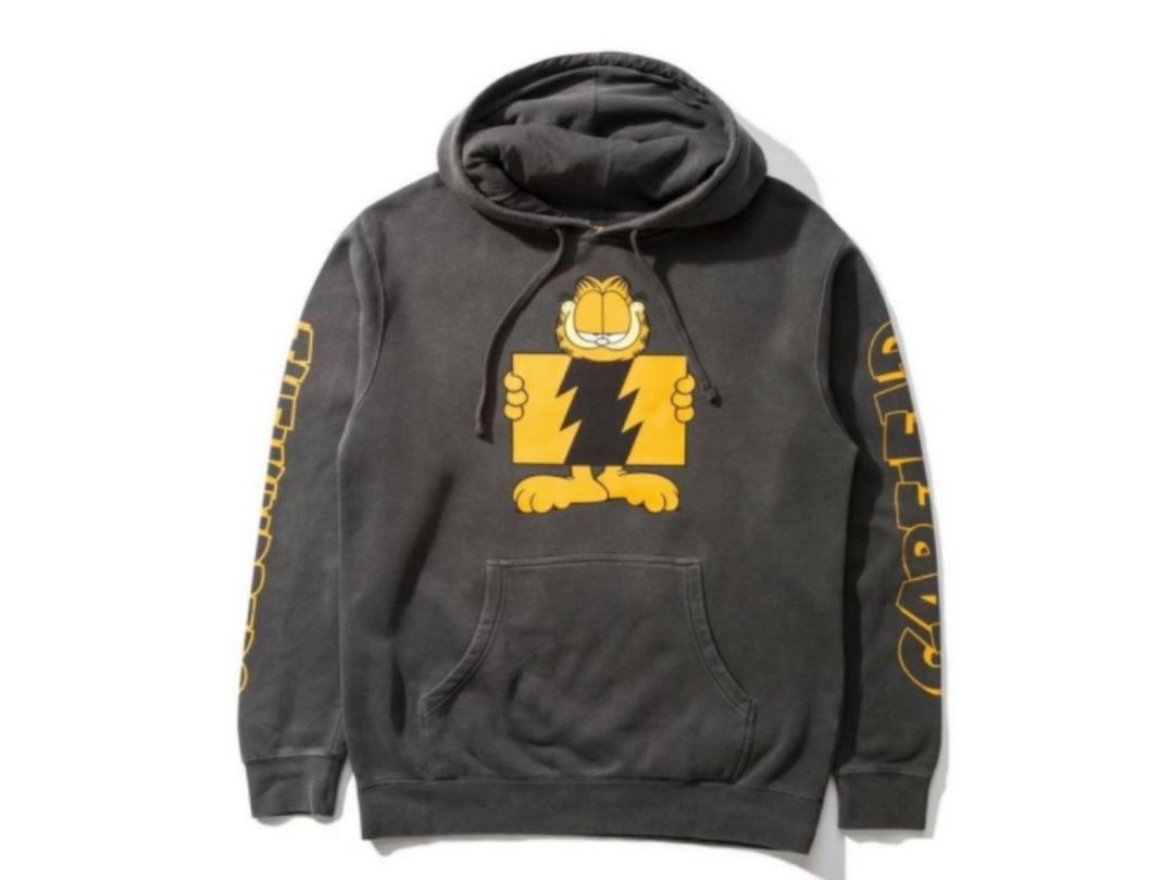 The Hundreds THE HUNDREDS Garfield Flag Pullover Pigment Black