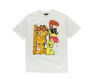 Buy THE HUNDREDS Garfield Odie T-Shirt White at Sasom – Authentic and Ready to Ship