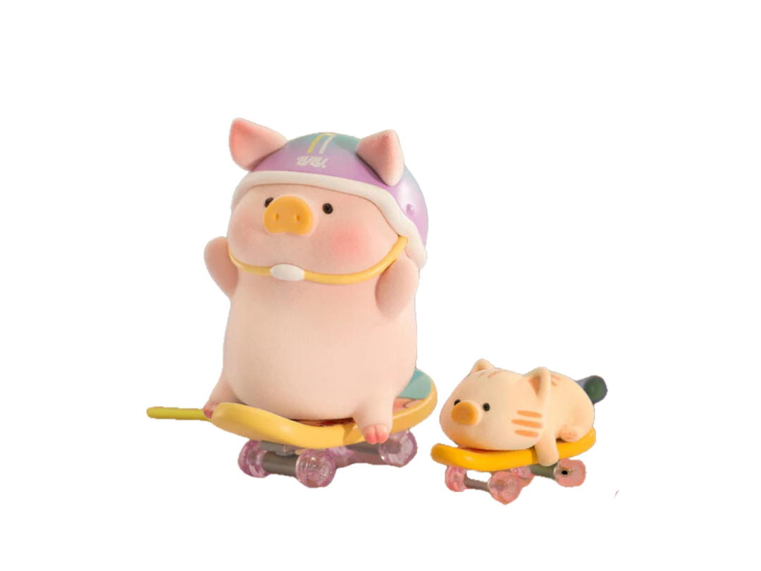 52toy (เช็คการ์ด) The Skateboard Kid (52toy LuLu the Piggy - Stay with You Series)