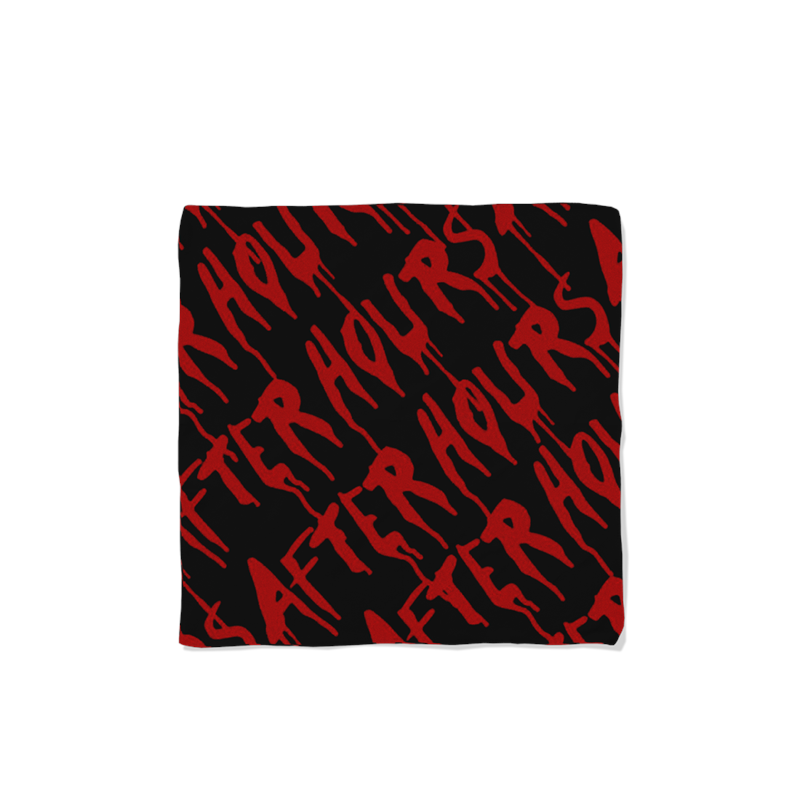 The Weeknd The Weeknd x Vlone After Hours Blood Drip Bandana Black