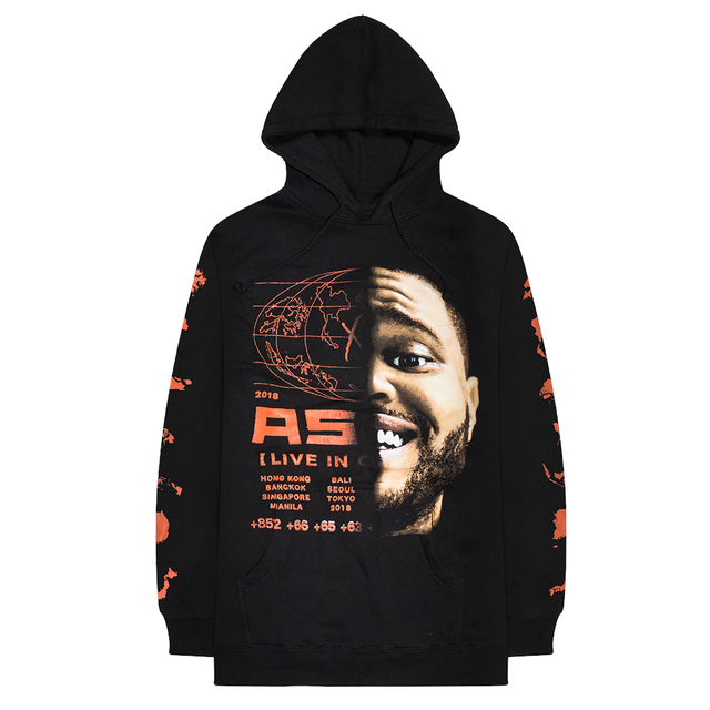 The Weeknd The Weeknd XO Asia Tour Pullover Hoodie Black - view 1