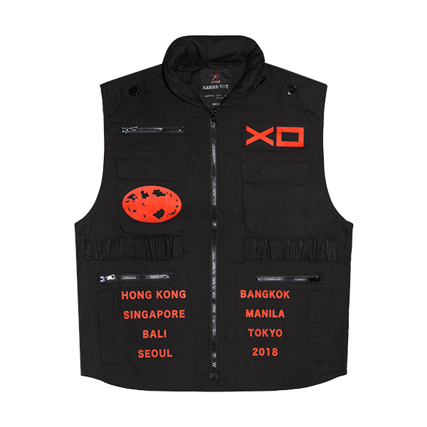 The Weeknd The Weeknd XO Asia Tour Ranger Vest Black